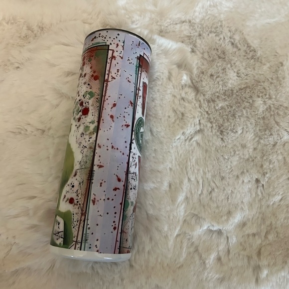 Handmade 20oz Grinch Tumbler - Picture 4 of 4